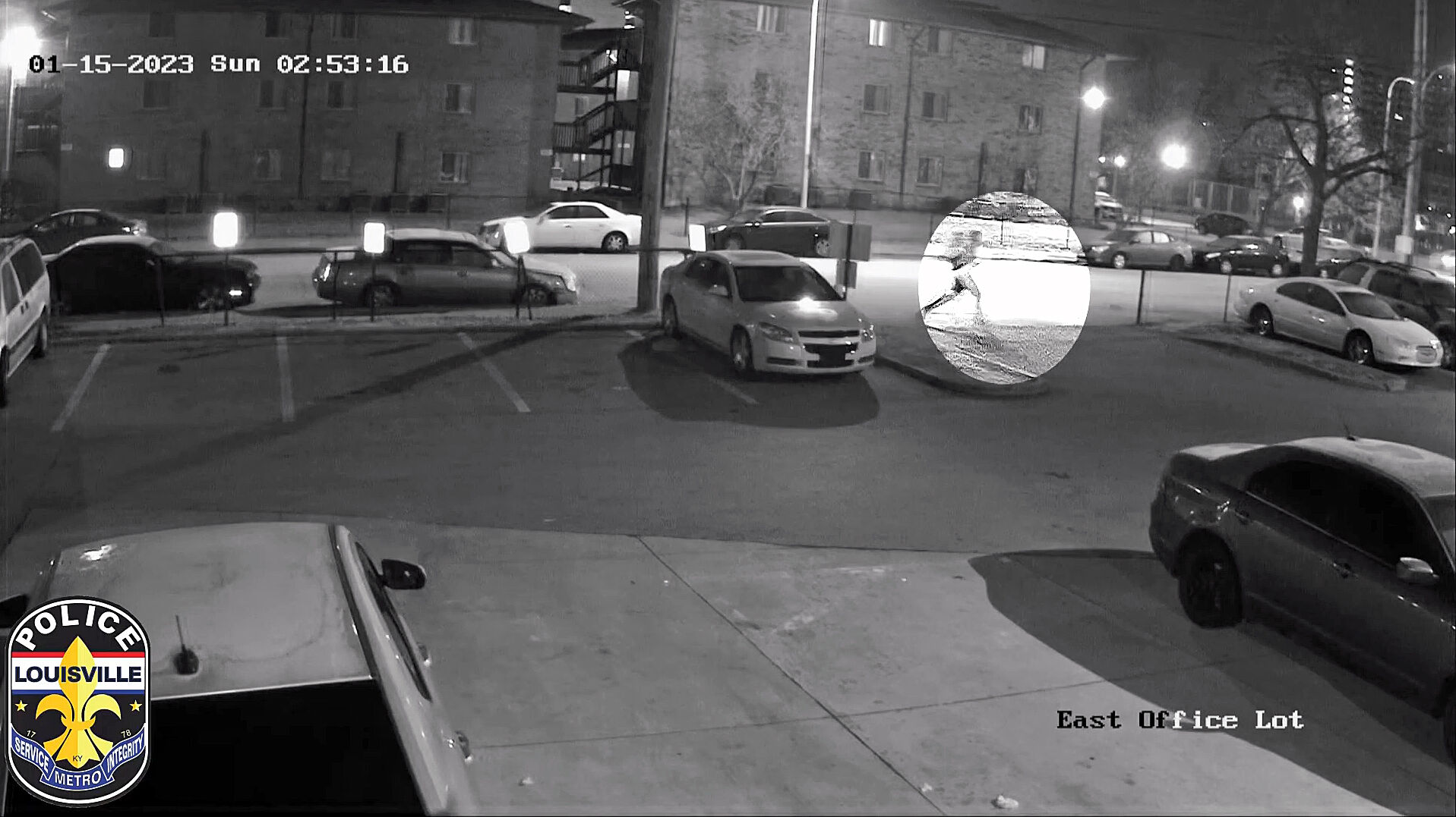 Surveillance video of alleged suspect in Jan. 15, 2023 hit-and-run